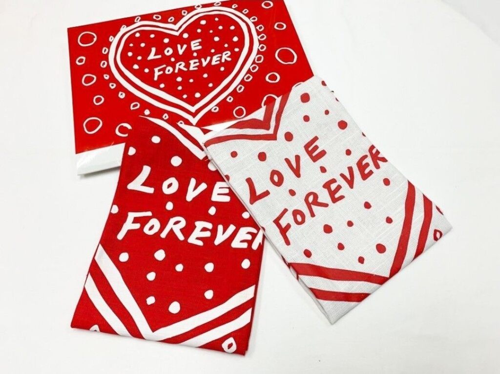 Love Forever (Tea Towel Art x2 Set), image 1