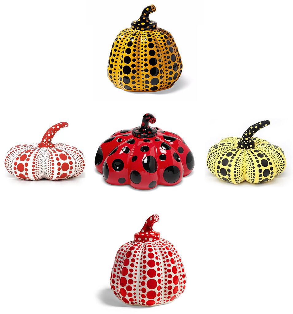 Kusama Pumpkins (Set of 5 works), image 1