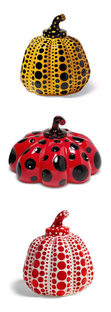 Yayoi Kusama Pumpkins (Set of 3 works), image 1