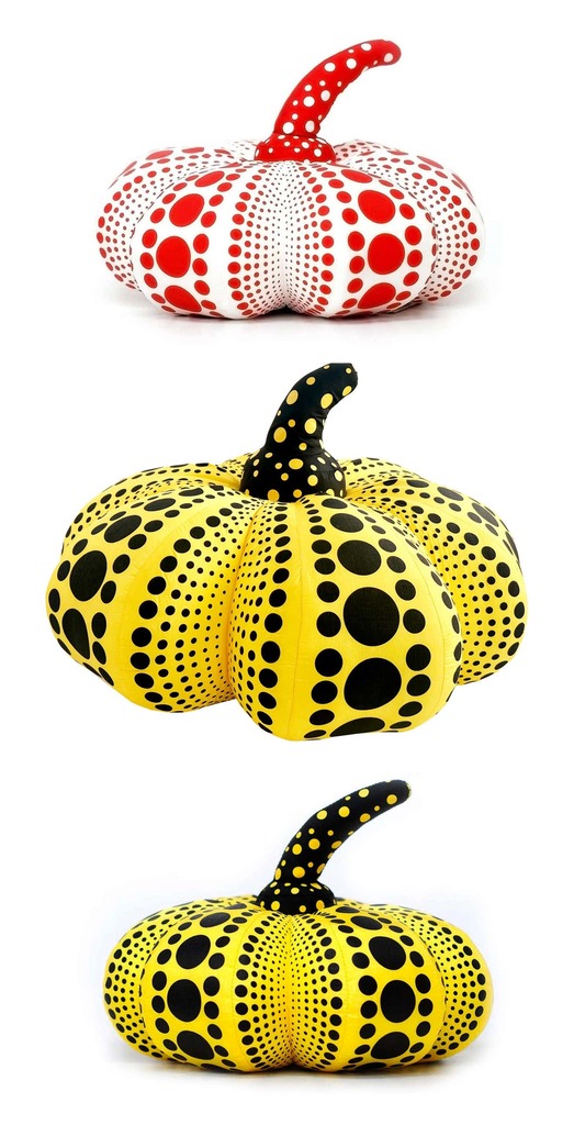 Kusama Plush Pumpkins (Set of 3 works), image 1